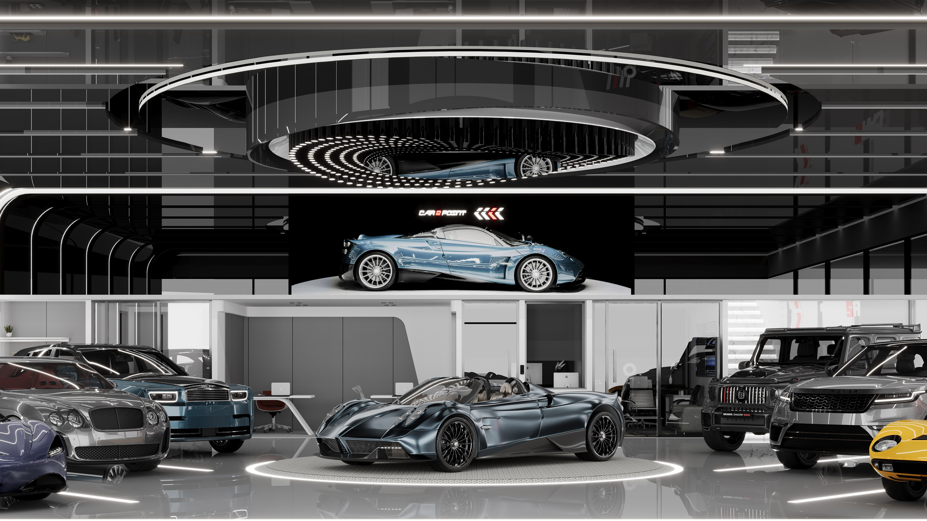 CAR 2 POINT MOTORS
